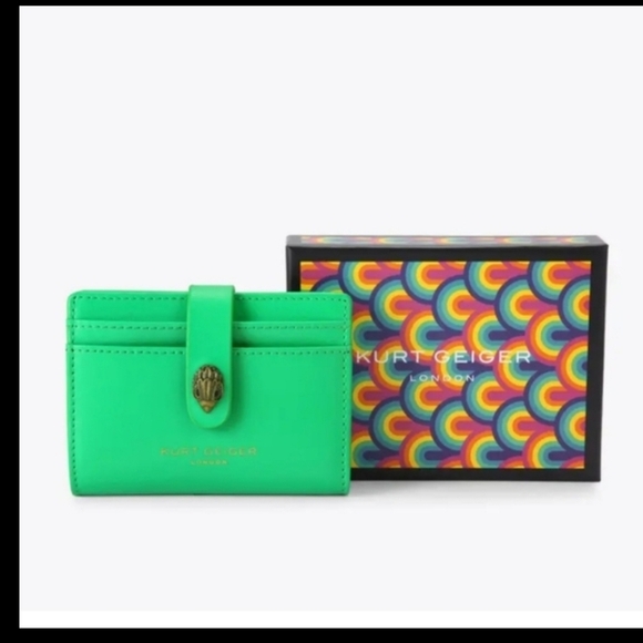 NEW Kurt Geiger Green Wallet - Picture 1 of 9